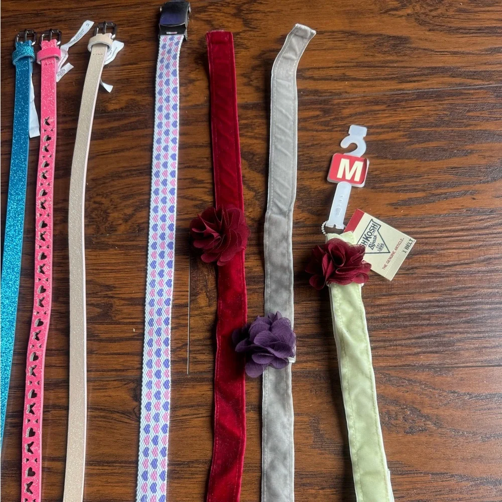 {Ralph Lauren + OshKosh B’gosh + others} lot of belts